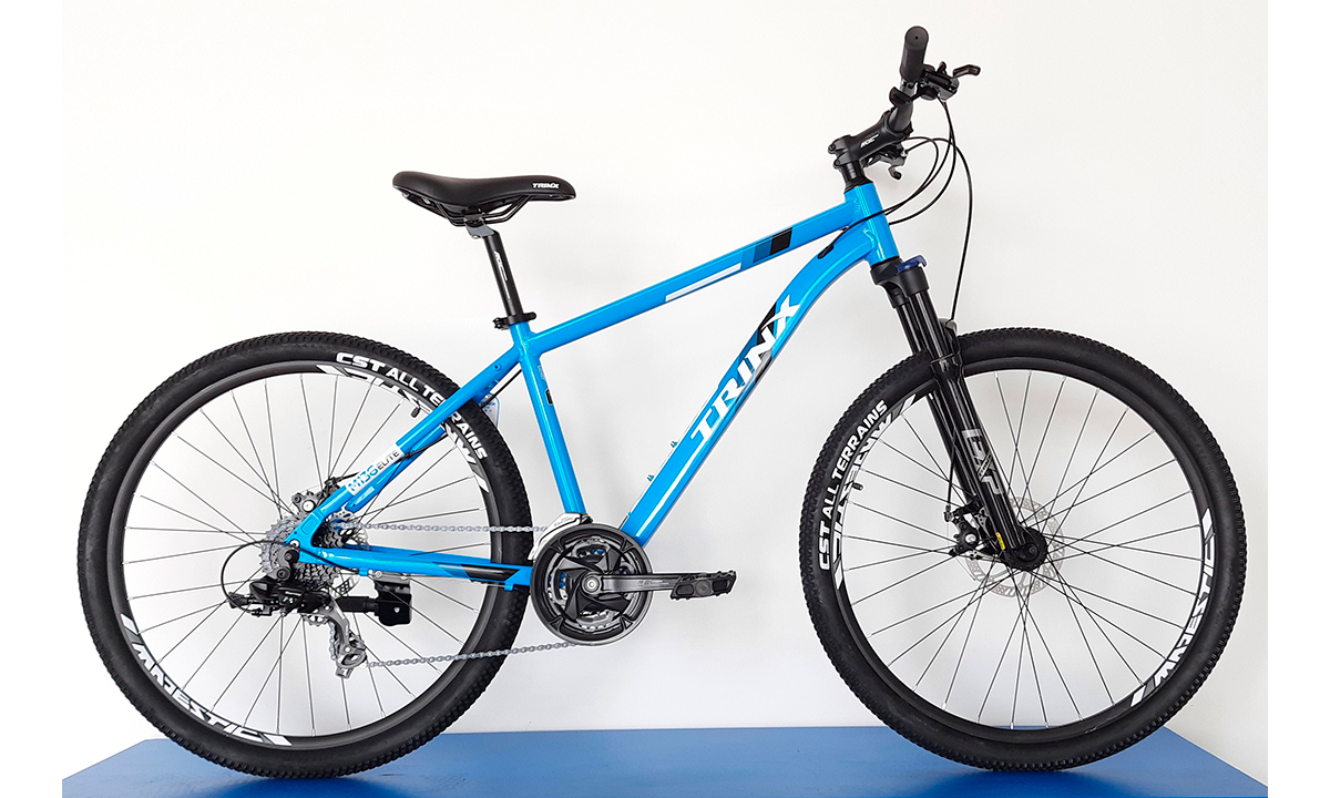 Фотография Велосипед Trinx M136 Elite 27,5" 2021, размер М, Сине-черный 